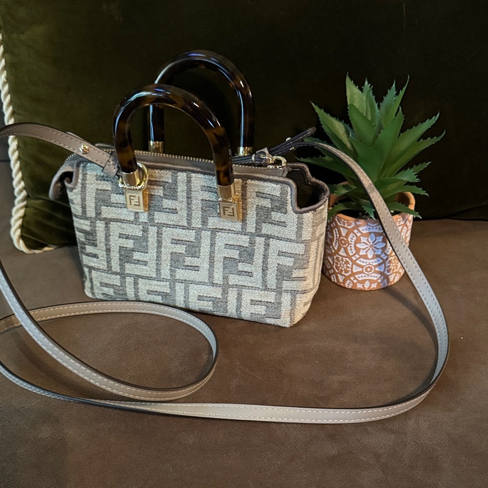 Fendi Light Tan Mini Cross Shoulder